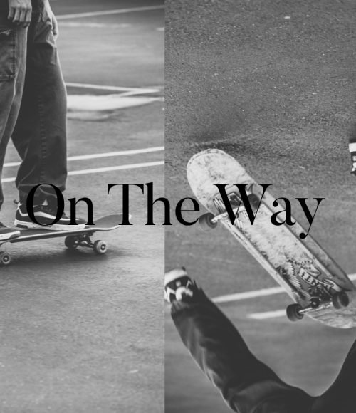 on the way